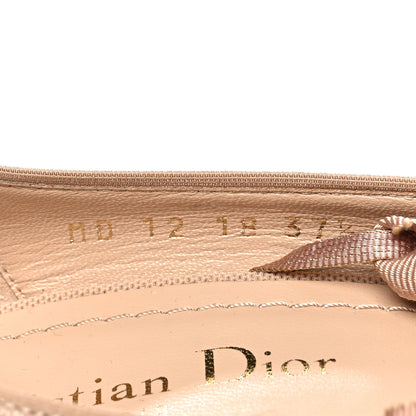 Christian Dior Grosgrain Neoprene Lucite Etoile Pumps 37.5 Nude 9 of 10