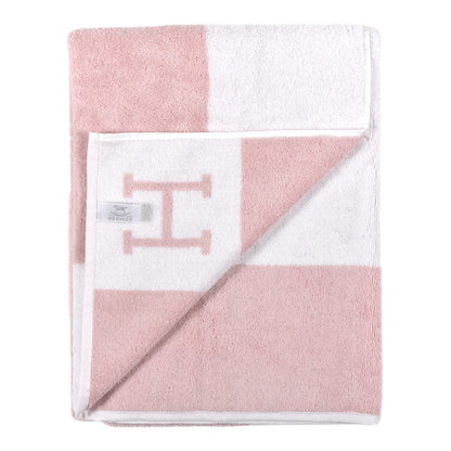 Hermes Cotton Avalon Bath Towel Rose Lilas 2 of 3