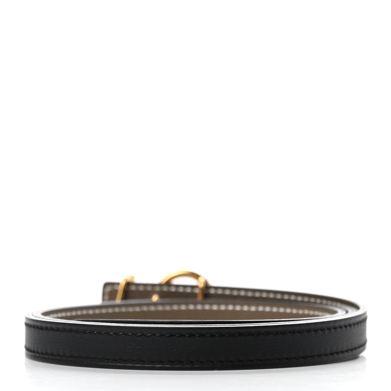 Hermes Swift Epsom Carrousel 13mm Belt 75 Black Etoupe 2 of 5