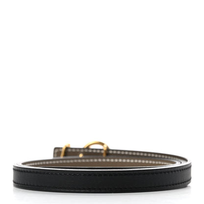 Hermes Swift Epsom Carrousel 13mm Belt 75 Black Etoupe 2 of 5