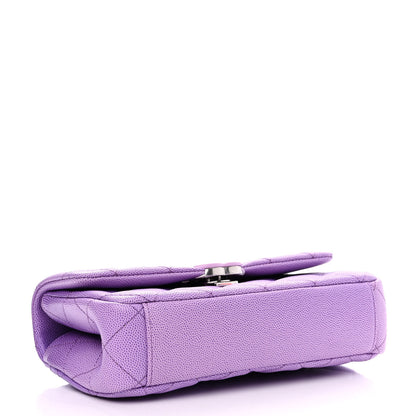 Chanel Shaded Caviar Quilted My Everything Small Flap Purple Light Purple 4 of 12