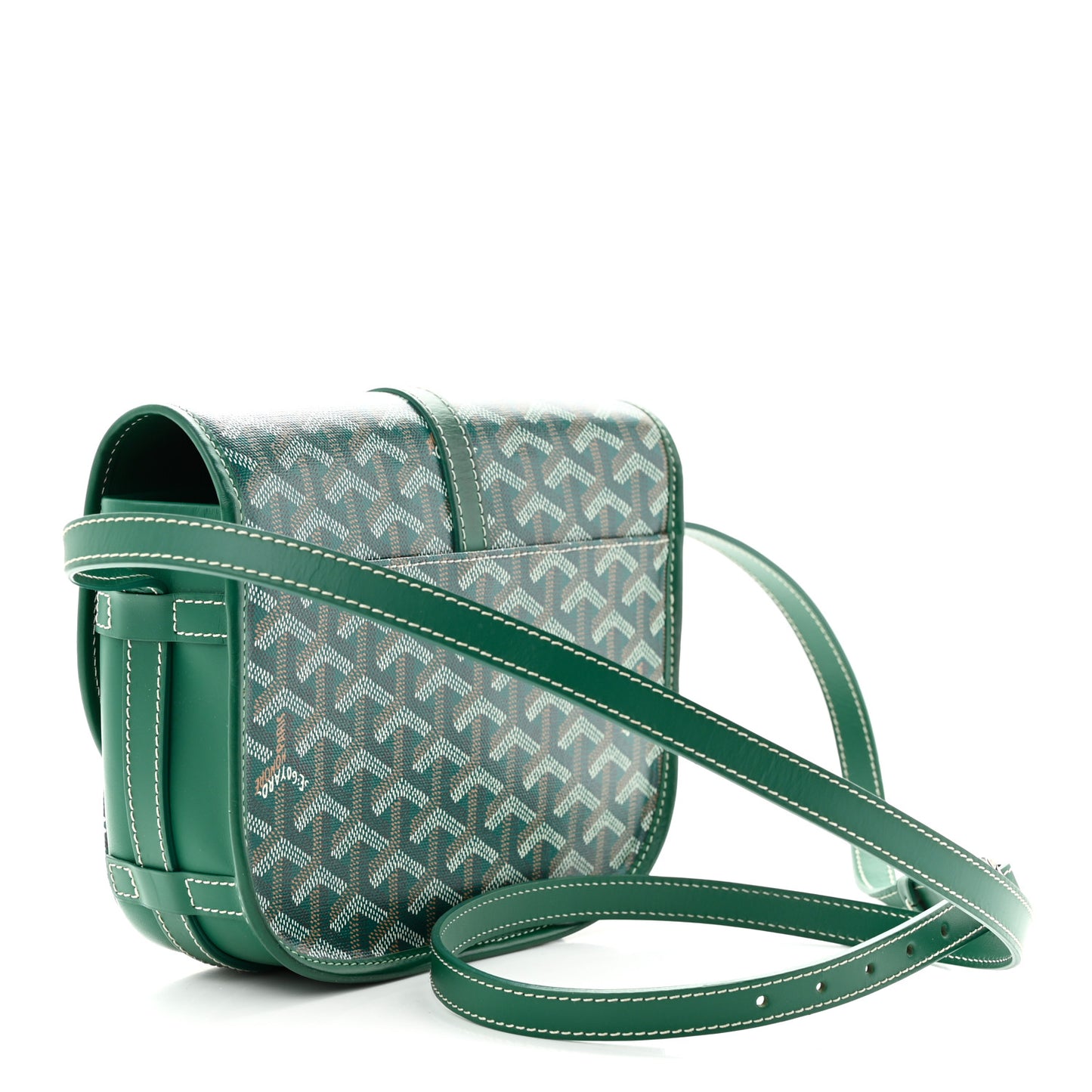 Goyardine Belvedere II PM Messenger Bag Green