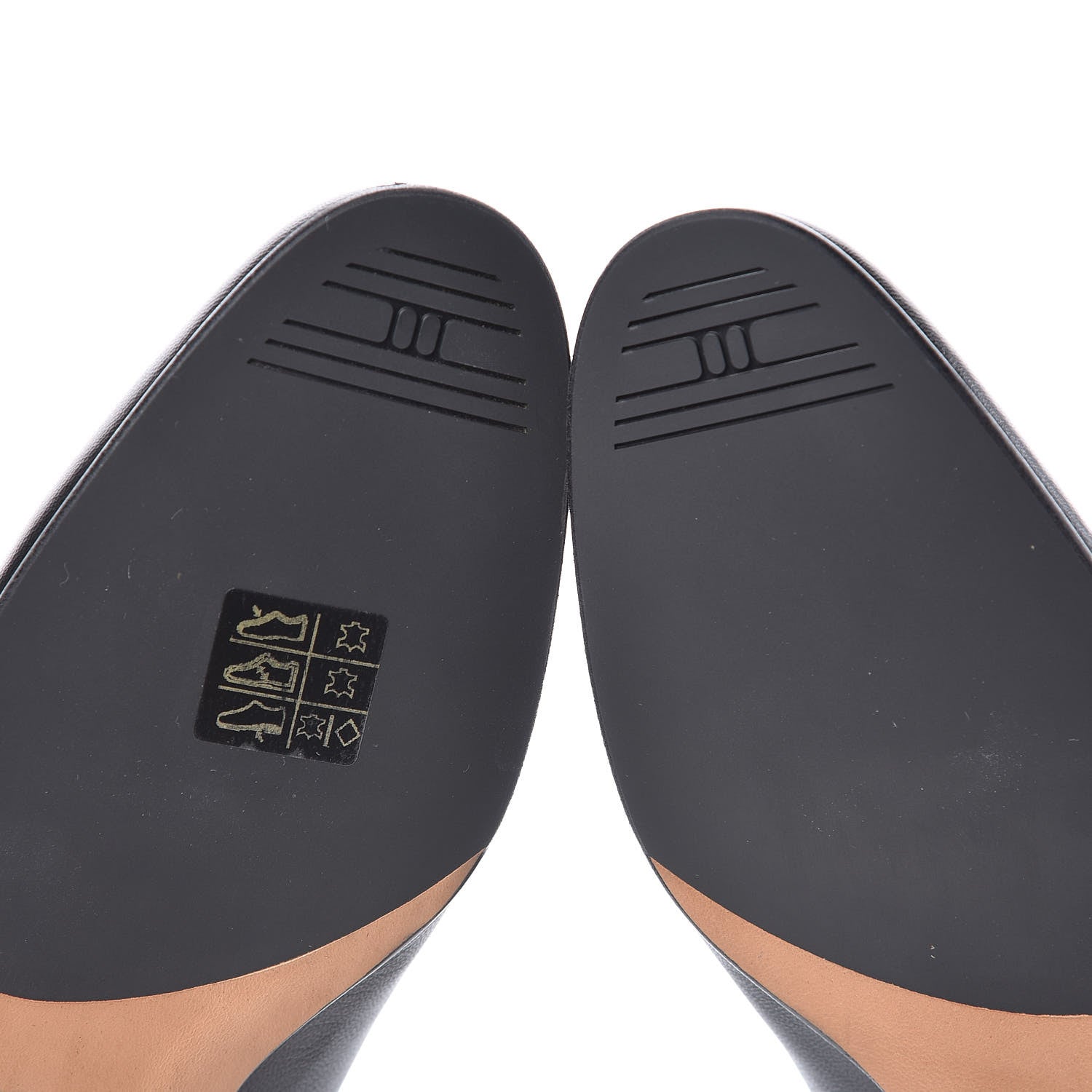Hermes Goatskin Paris Loafers 36.5 Black 9 of 10
