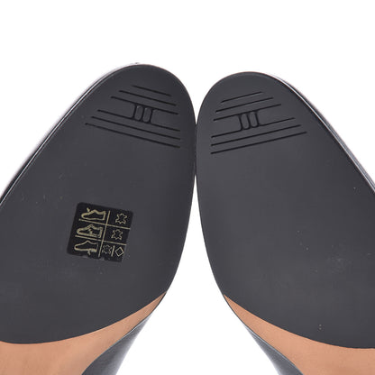 Hermes Goatskin Paris Loafers 36.5 Black 9 of 10