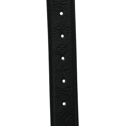 Louis Vuitton Calfskin Monogram 30mm Flowergram Reversible Belt 85 34 Black 4 of 4