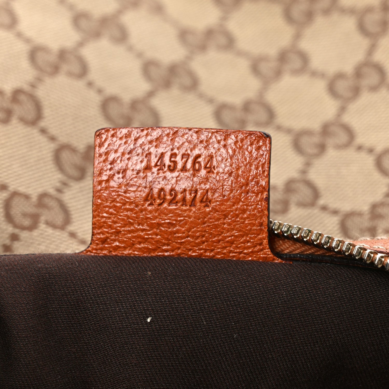 Gucci Monogram Glam Hobo Tan 7 of 10