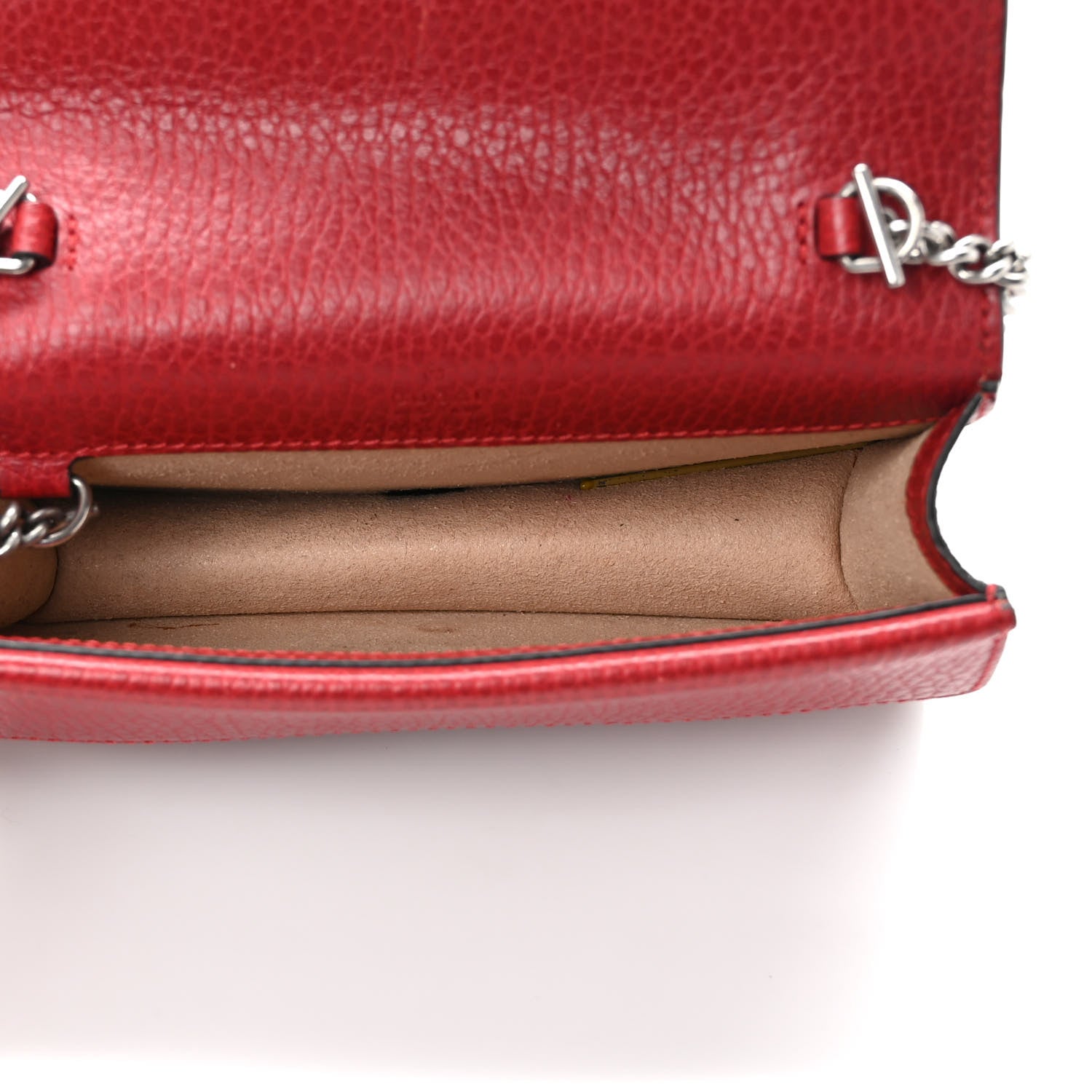 Gucci Calfskin Super Mini Dionysus Shoulder Bag Hibiscus Red 5 of 10