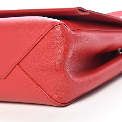 Louis Vuitton Soft Calfskin Lockme II Top Handle Rubis 12 of 14