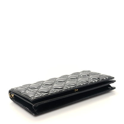 Christian Dior Patent Cannage Lady Dior Convertible Clutch Black 4 of 8