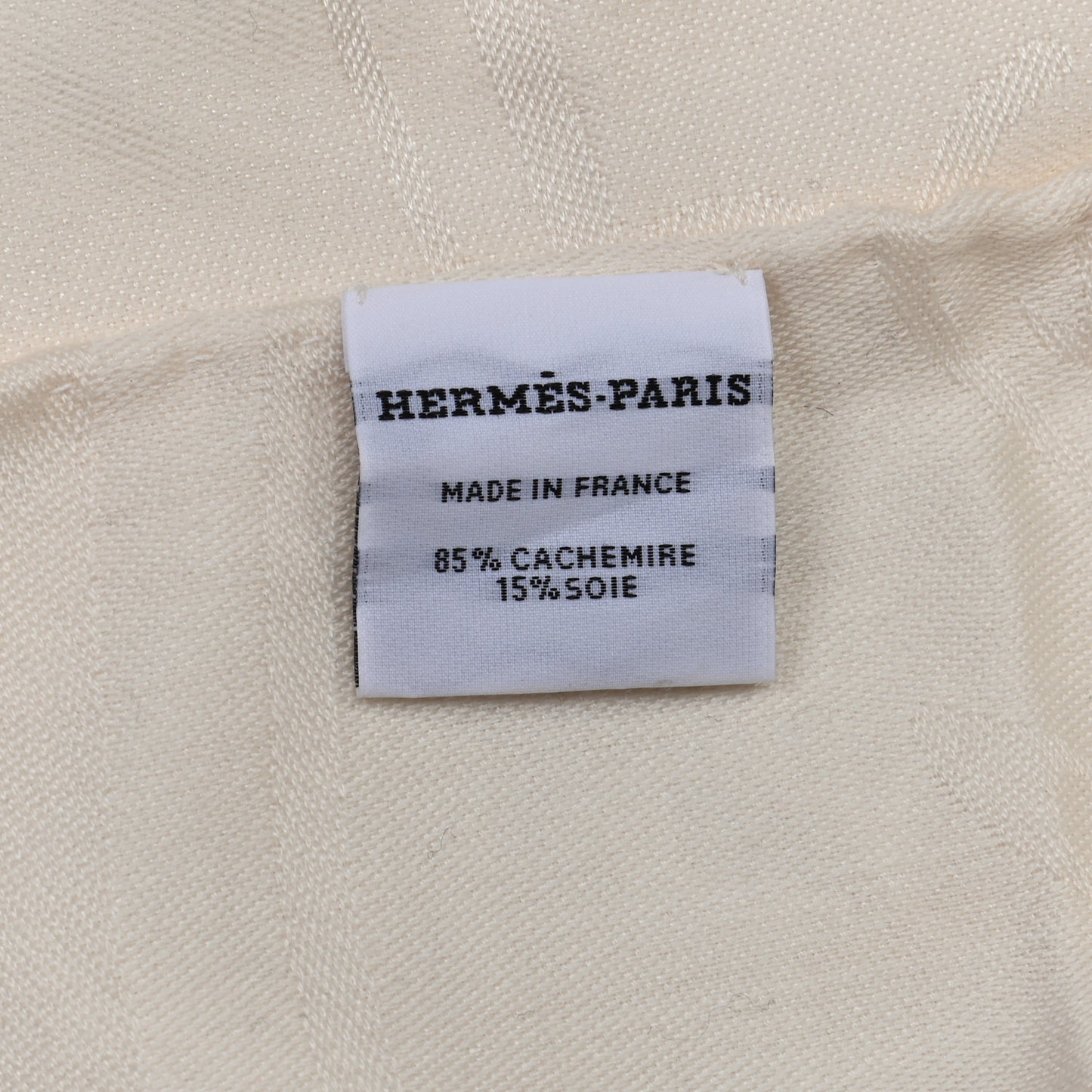 Cashmere Silk New Libris Stole Ivory