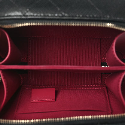 Chanel Caviar Quilted Twist Your Buttons Clutch With Chain Black 4 of 9