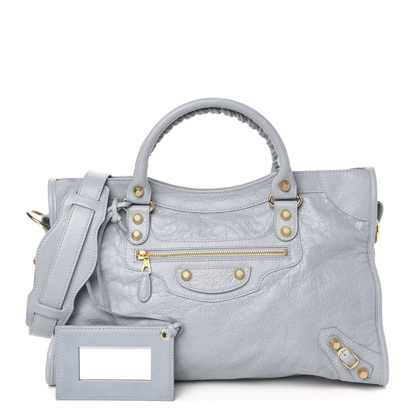 Agneau Giant 12 Gold Hardware City Bleu Opaline