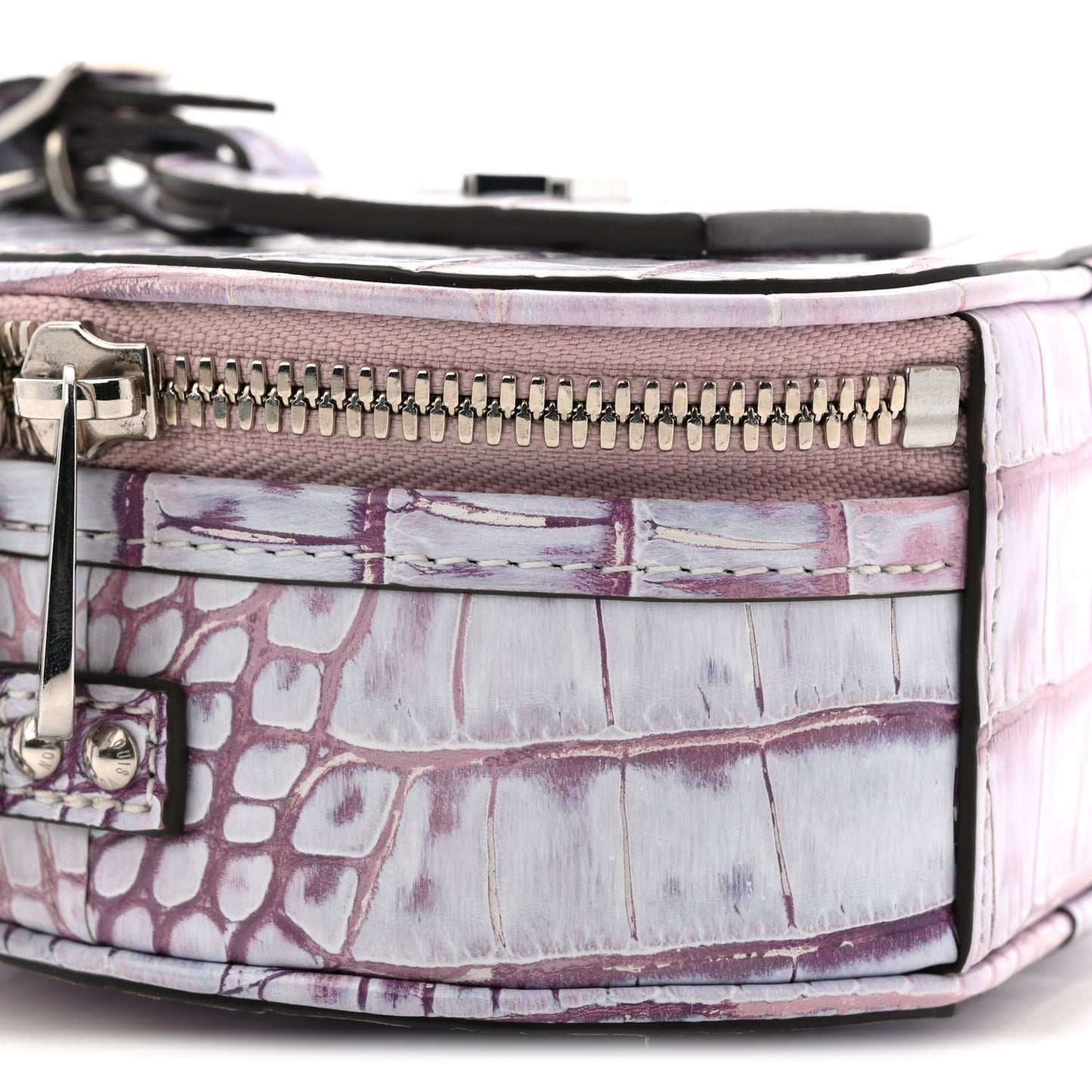 Crocodile Mini Boite Chapeau Light Purple