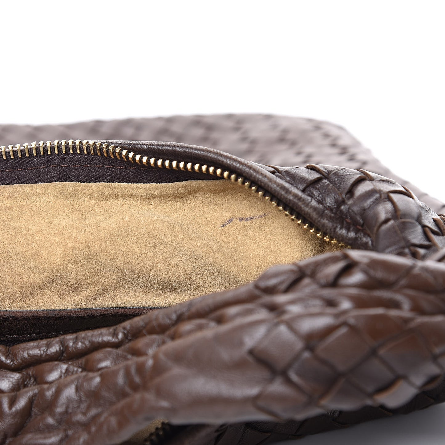 Nappa Intrecciato Large Veneta Hobo Ebano