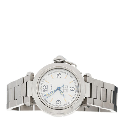 Cartier Stainless Steel 35mm Pasha C Big Date Automatic Watch 2 of 5
