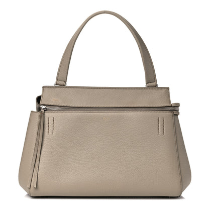 Celine Crisped Calfskin Medium Edge Shoulder Bag Light Taupe 1 of 18