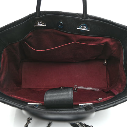 Chanel Caviar Quilted Large Coco Handle Shopping Tote Black 5 of 12