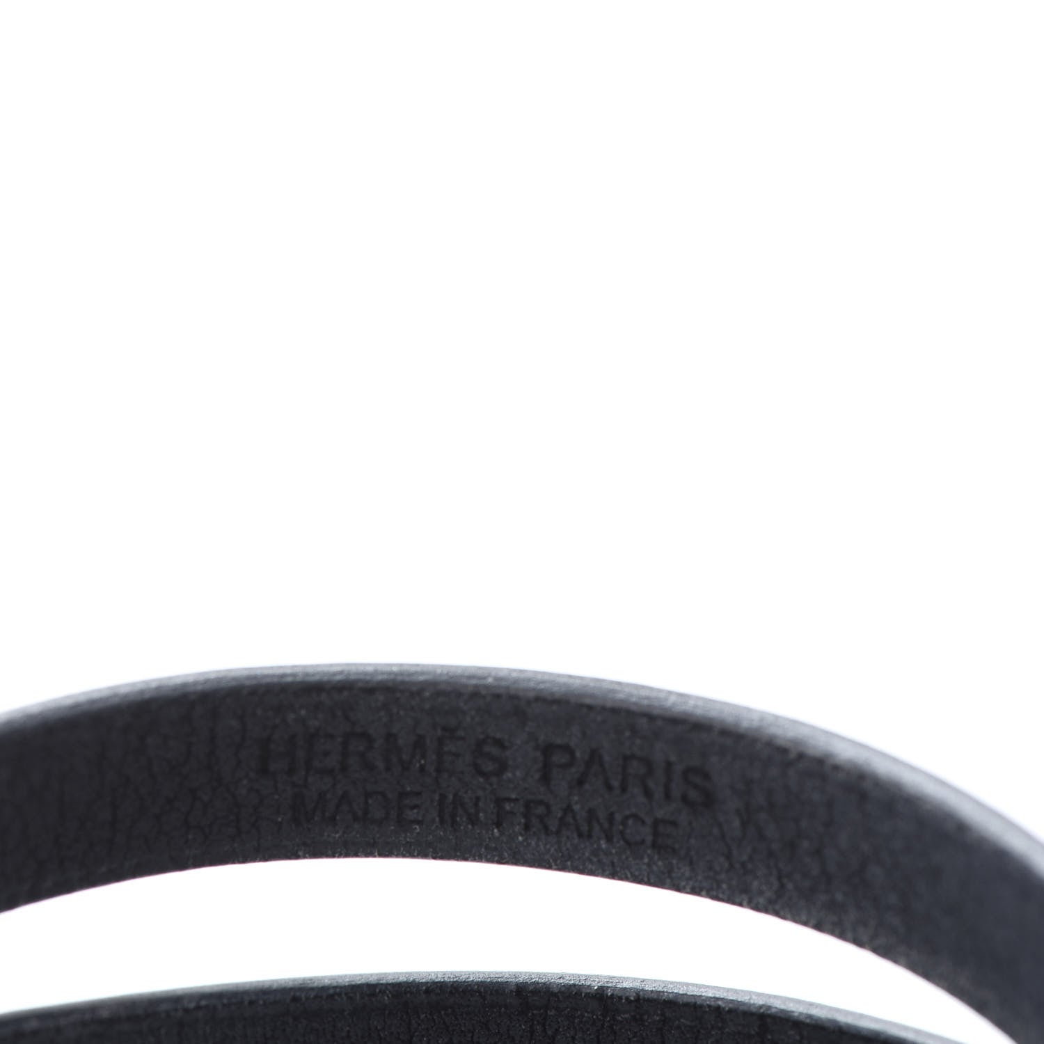 Hermes Swift Etrier Double Tour Bracelet T2 Black 5 of 6