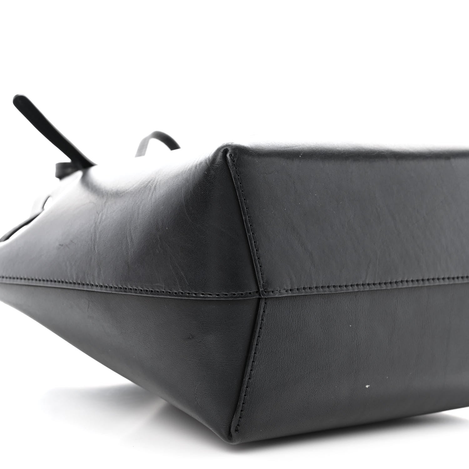 Mansur Gavriel Calfskin Mini Bucket Bag Black Flamma 9 of 11