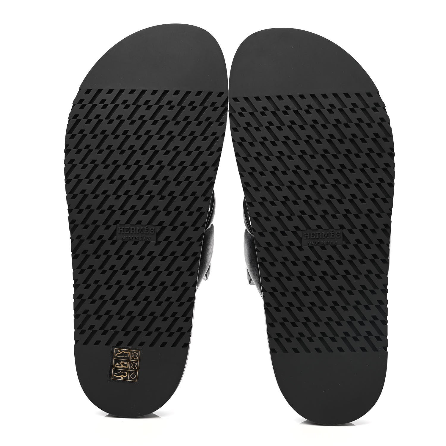 Hermes Nappa Extra Sandals 41 Black 5 of 9