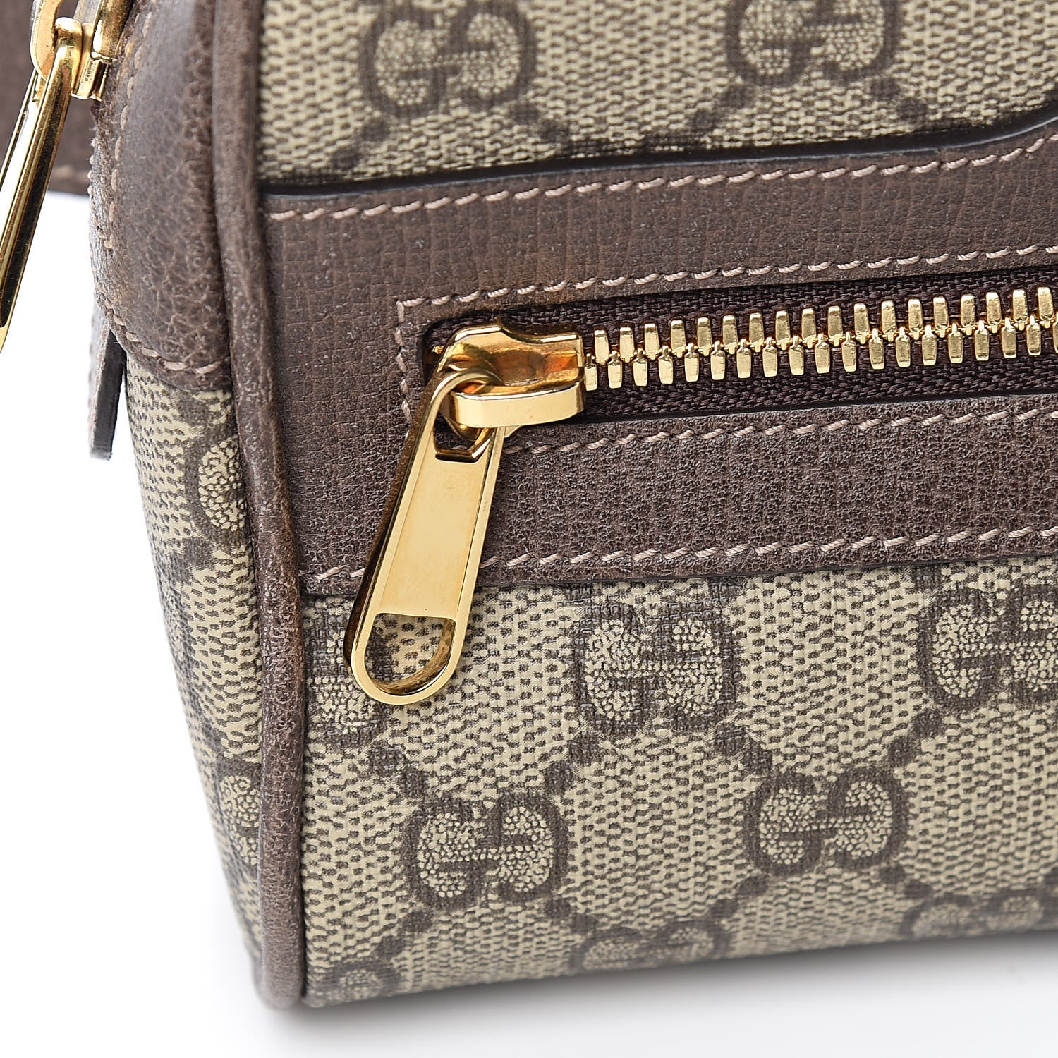 Gucci GG Supreme Monogram Web Small Ophidia Belt Bag 85 34 Dark Brown 13 of 14