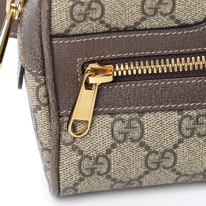 Gucci GG Supreme Monogram Web Small Ophidia Belt Bag 85 34 Dark Brown 13 of 14