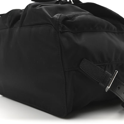 Prada Re-Nylon Vela Saffiano Medium Backpack Black 10 of 10