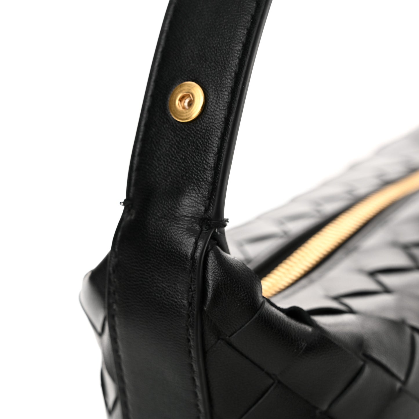 Calfskin Nappa Intrecciato Mini Wallace Black