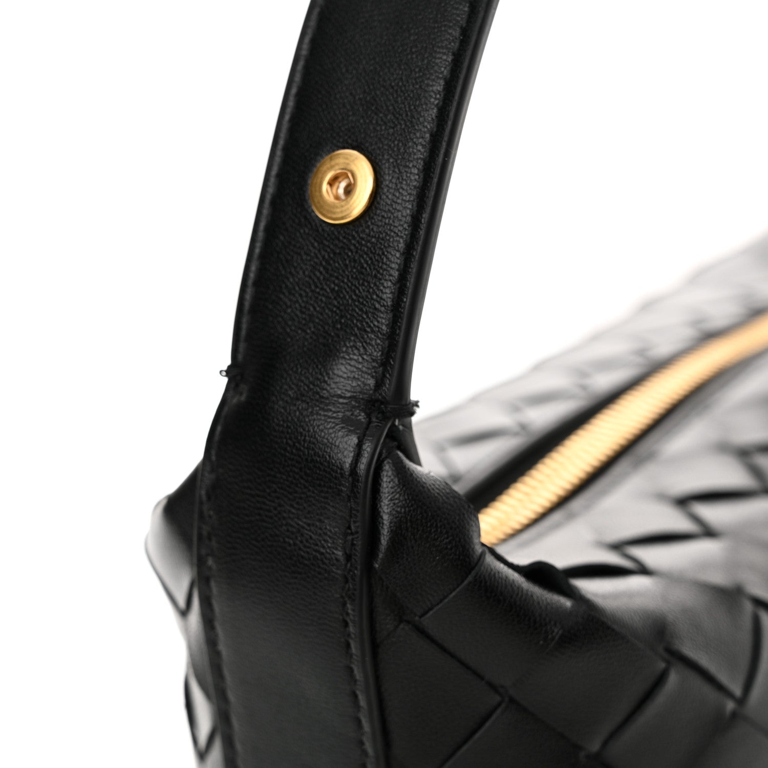 Bottega Veneta Calfskin Nappa Intrecciato Mini Wallace Black 12 of 13