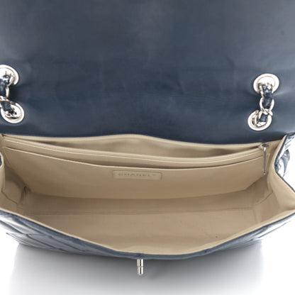 Chanel Vinyl Quilted In the Business Flap Bag Navy Blue 5 of 12