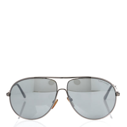 Tom Ford Aviator Sunglasses TF450 Silver 2 of 4