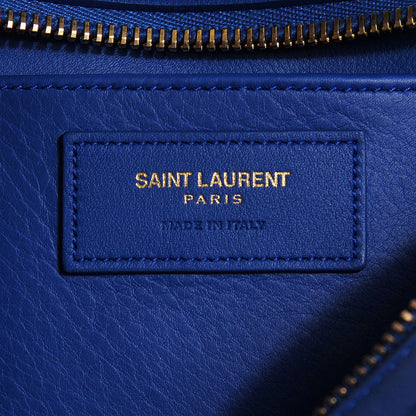 Saint Laurent Calfskin Small Classic Y Cabas Royal Blue 7 of 8