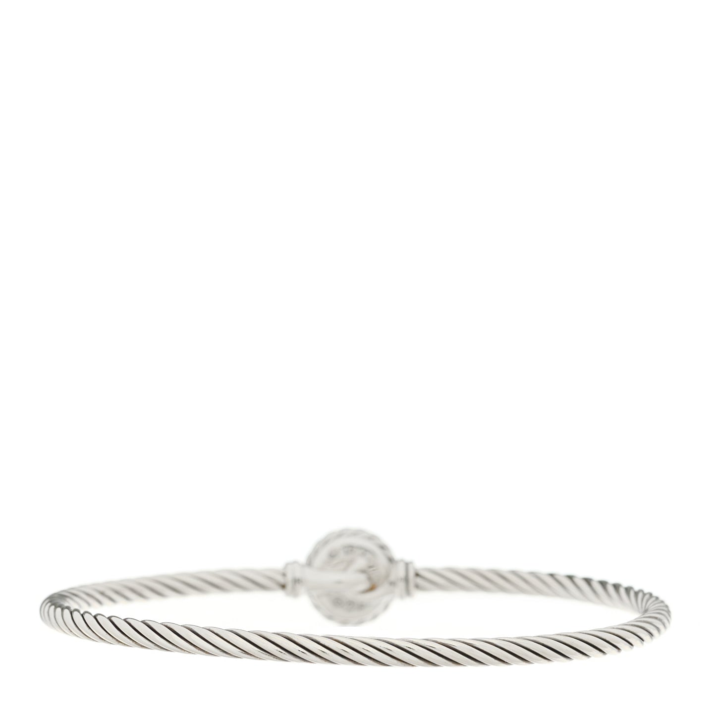 Sterling Silver Pearl 3mm Chatelaine Bracelet