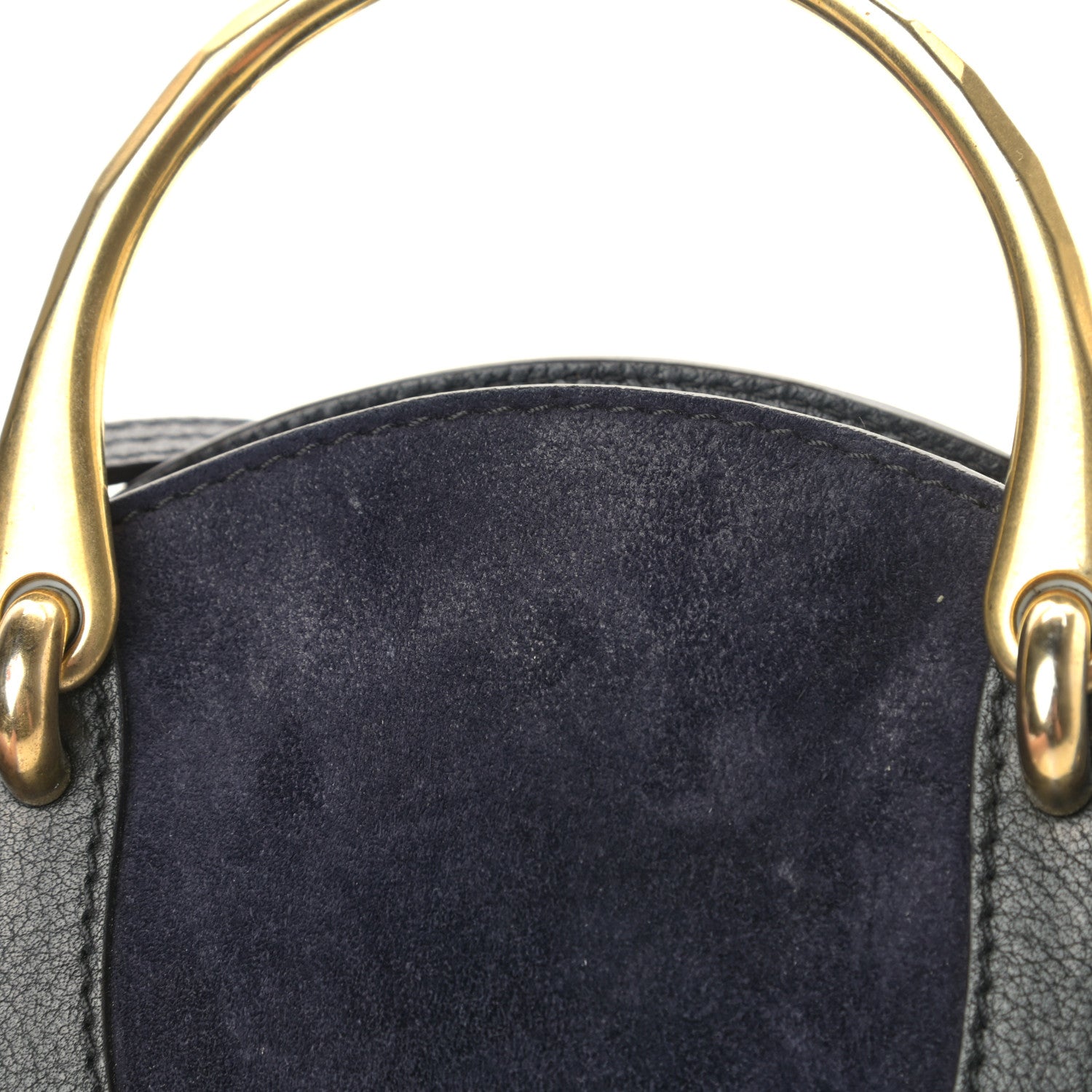 Chloe Calfskin Suede Medium Pixie Bag Full Blue 12 of 13