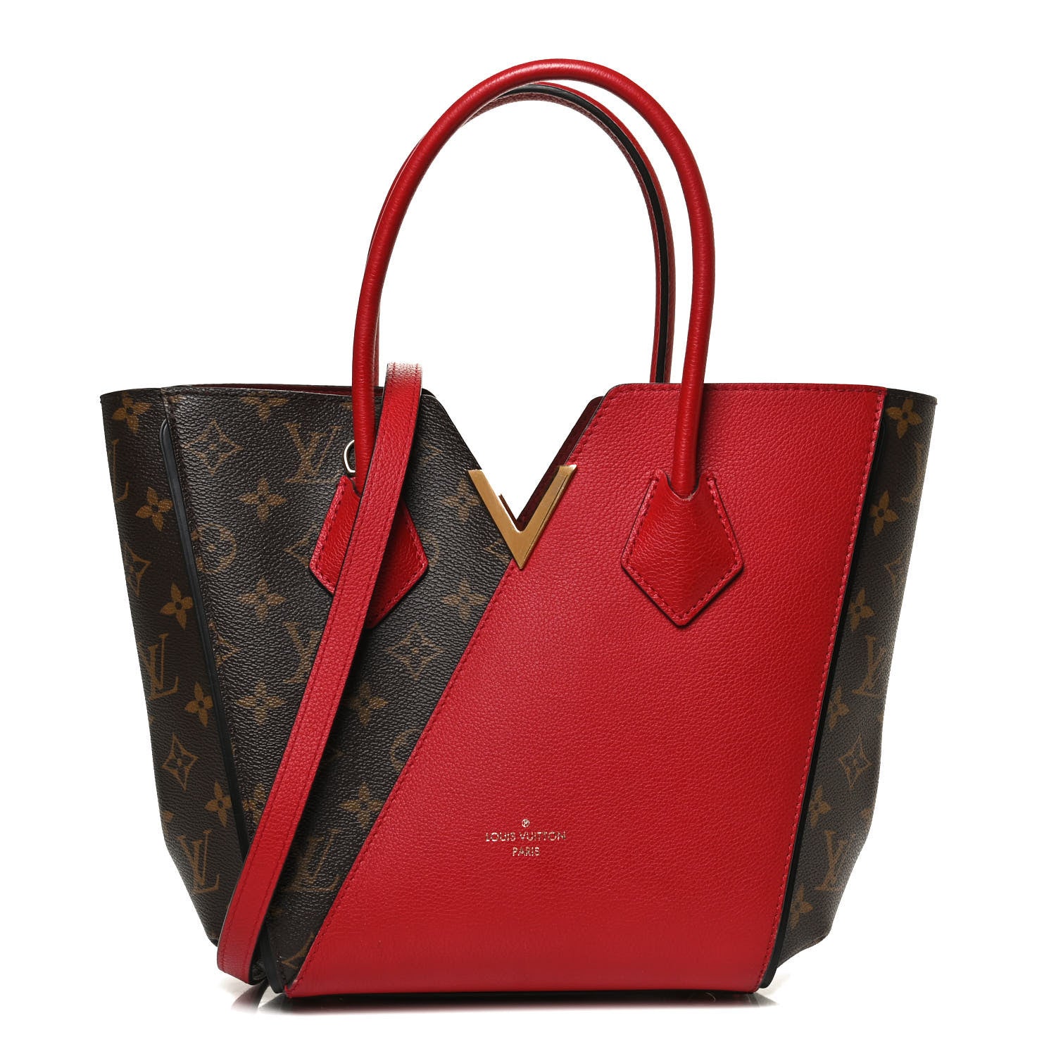 Louis Vuitton Calfskin Monogram Kimono Tote PM Cherry 1 of 10
