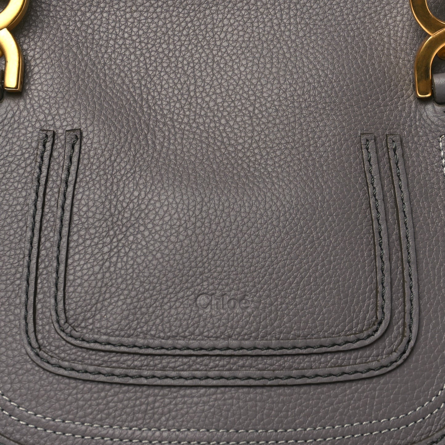Calfskin Small Marcie Satchel Cashmere Grey