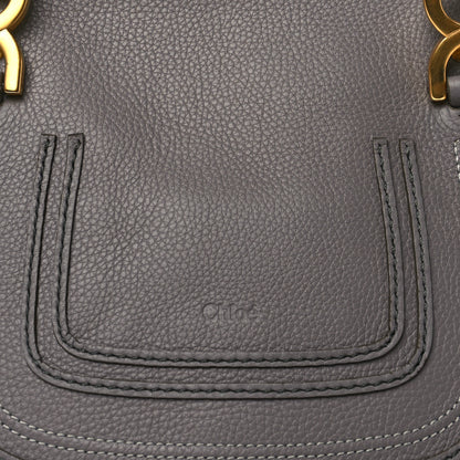 Chloe Calfskin Small Marcie Satchel Cashmere Grey 8 of 14
