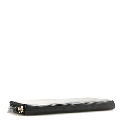 Louis Vuitton Epi Clemence Wallet Black 4 of 11