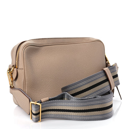 Prada Vitello Daino Medium Double Zip Shoulder Bag Cammeo 2 of 8