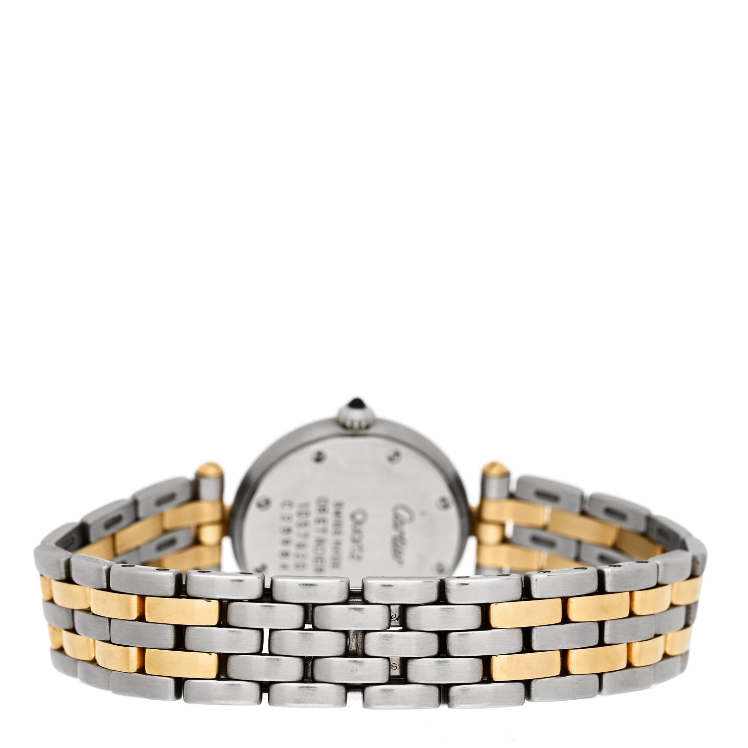 Cartier Stainless Steel 18K Yellow Gold 24mm Panthere Vendome Quartz Watch 3 of 4