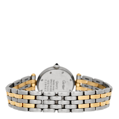 Cartier Stainless Steel 18K Yellow Gold 24mm Panthere Vendome Quartz Watch 3 of 4