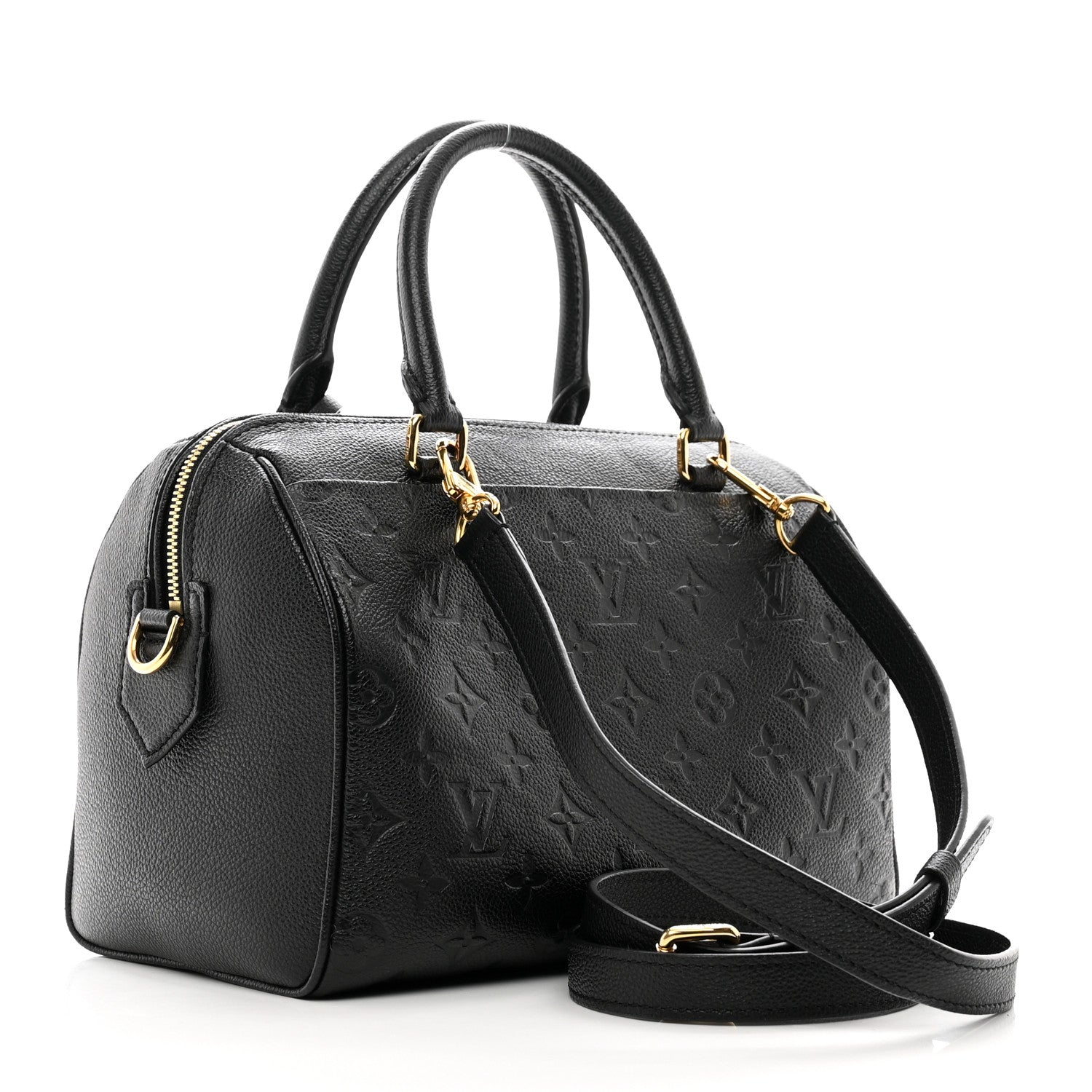 Louis Vuitton Empreinte Speedy Bandouliere 25 NM Black 3 of 13