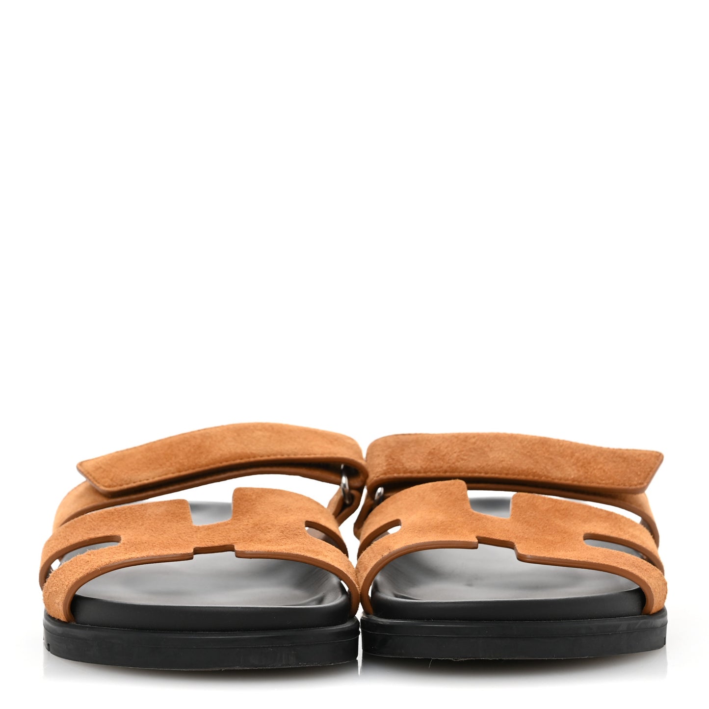 Suede Goatskin Womens Chypre Sandals 36.5 Naturel