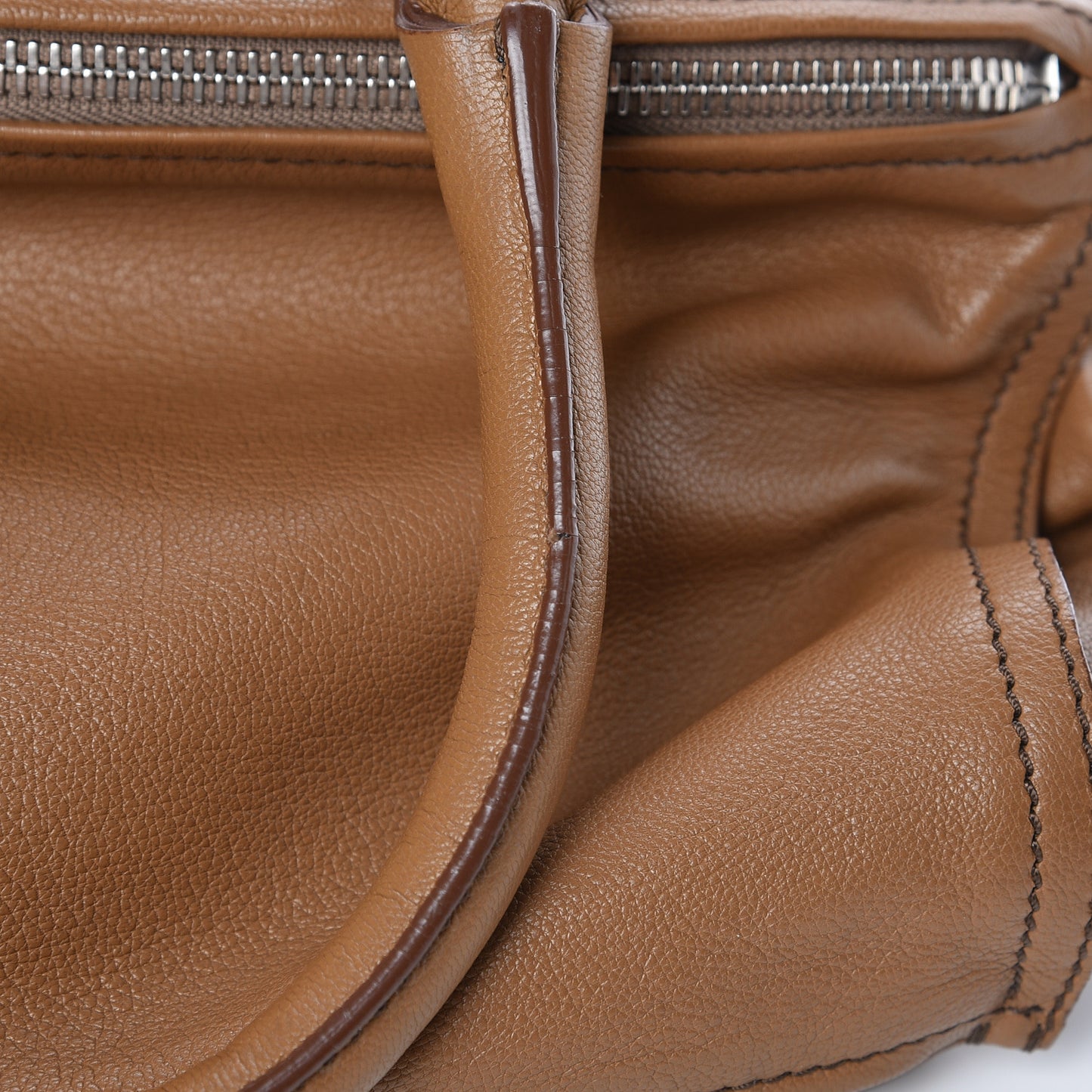Sugar Goatskin Large Pandora Caramel