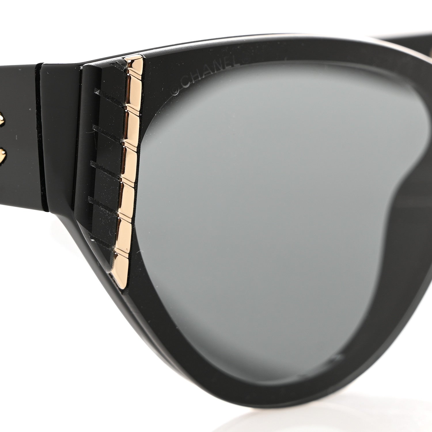 Chanel Acetate Cat Eye Sunglasses 6054 Black 7 of 7