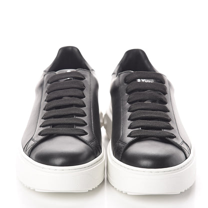 Louis Vuitton Calfskin Time Out Sneakers 36.5 Black 2 of 7