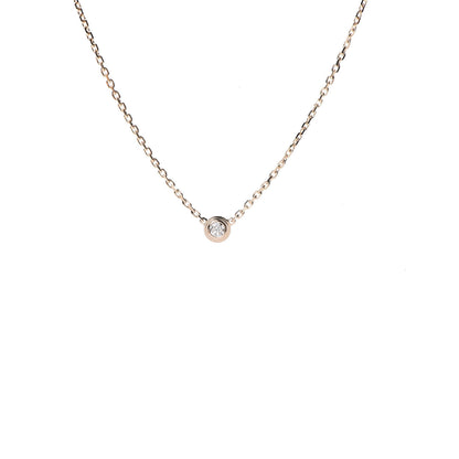 Cartier 18K Pink Gold Diamond XS D'Amour Pendant Necklace 4 of 6