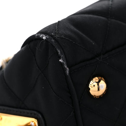 Prada Nylon Tessuto Impuntu Quilted Flap Black 7 of 18