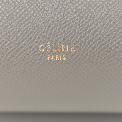 Celine Grained Calfskin Micro Belt Bag Grey 7 of 11