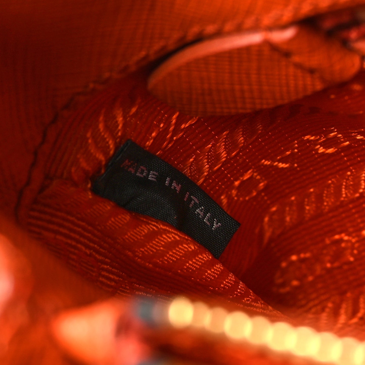 Saffiano Lux Parabole Tote Papaya